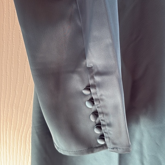 Dark green holiday cocktail dress - Picture 2 of 5